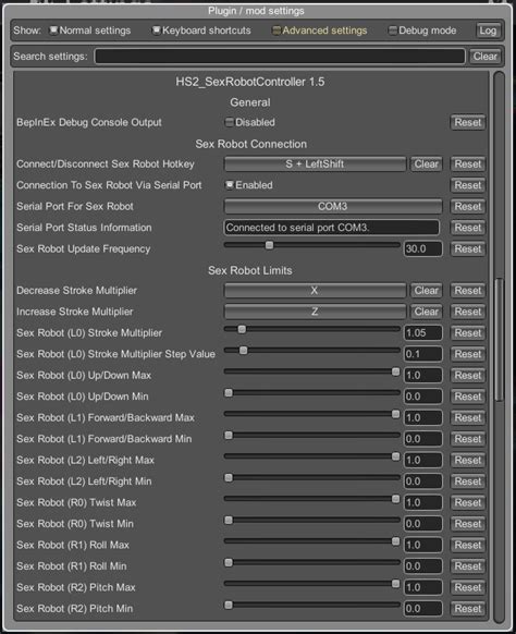 Use ModMenuManager to change your current hotkeys/settings for the mods. . Honey select 2 plugins